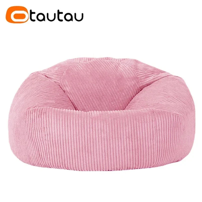 OTAUTAU Corduroy Bean Bag Cover DD025【No Filler Inside! You Need To Buy Filler By Yourself !】