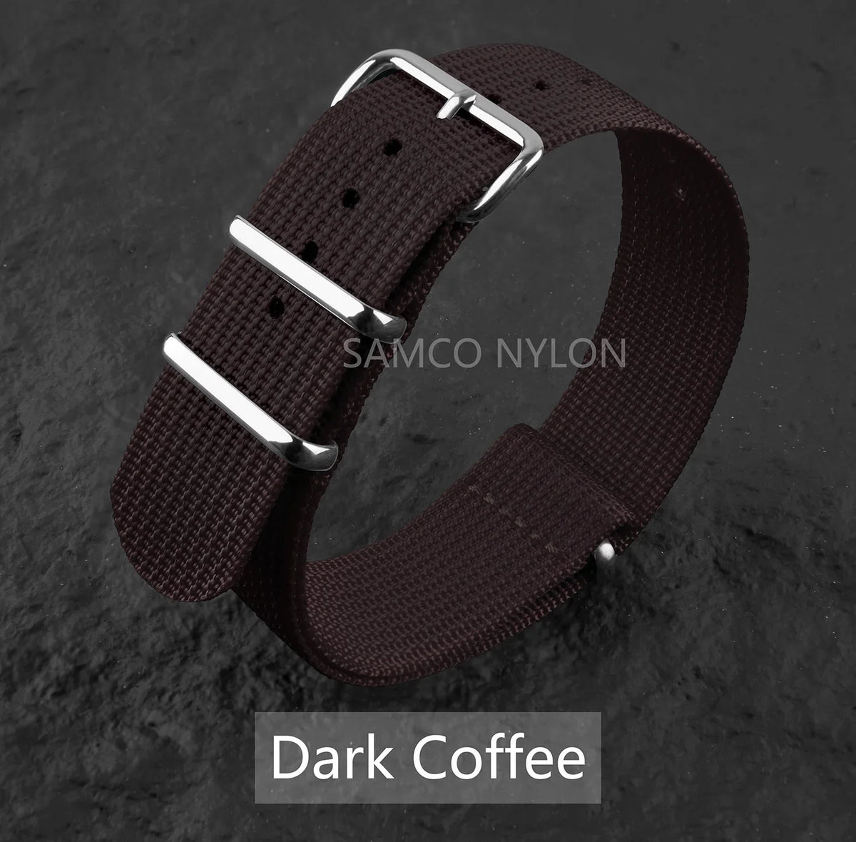 COROS Nylon Ribbed Watch Band For Smartwatch - Military Washable Strap