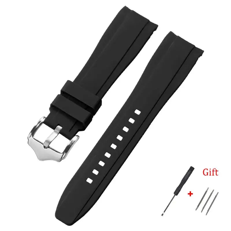 Amazfit Silicone Watch Band Curved End Waterproof Comfort Fit