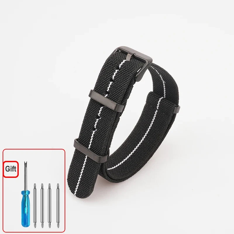 COROS Elastic Nylon Watch Band - Washable Waterproof Strap For Outdoors
