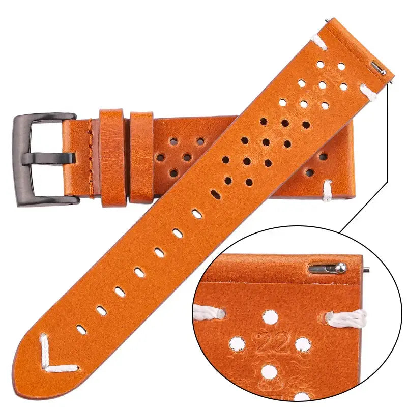 Ticwatch Leather Band - Breathable, Sporty, Durable Design