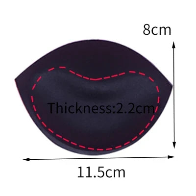 1pair Sponge Inserts In Bra Padded for Swimsuit Breast Push Up Fill Brassiere Breast Patch Pads Women Intimates Accessories
