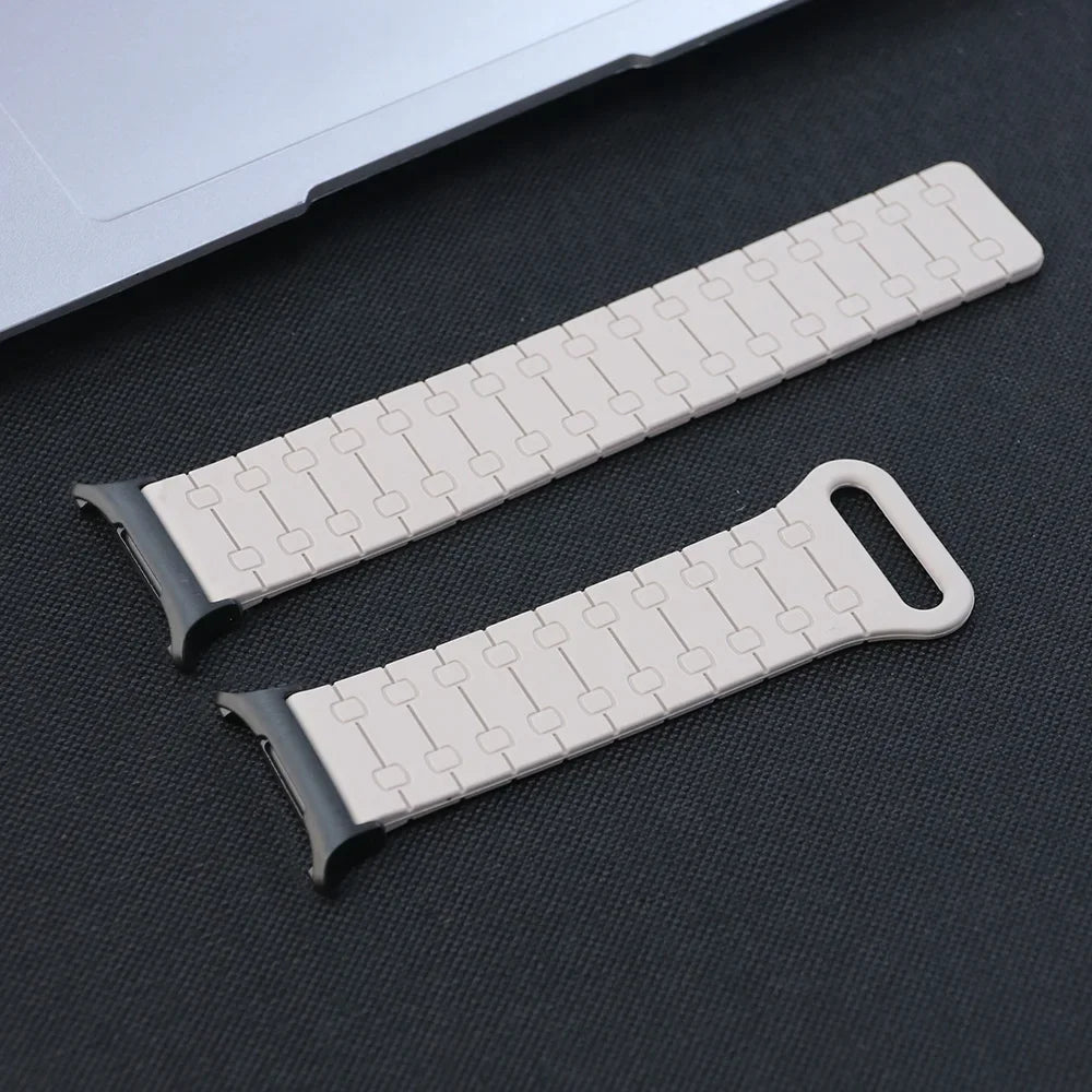 Samsung Galaxy Silicone Link Watch Band – Magnetic for Ultra/Ultra2/Watch8/Watch8 Classic/Watch9