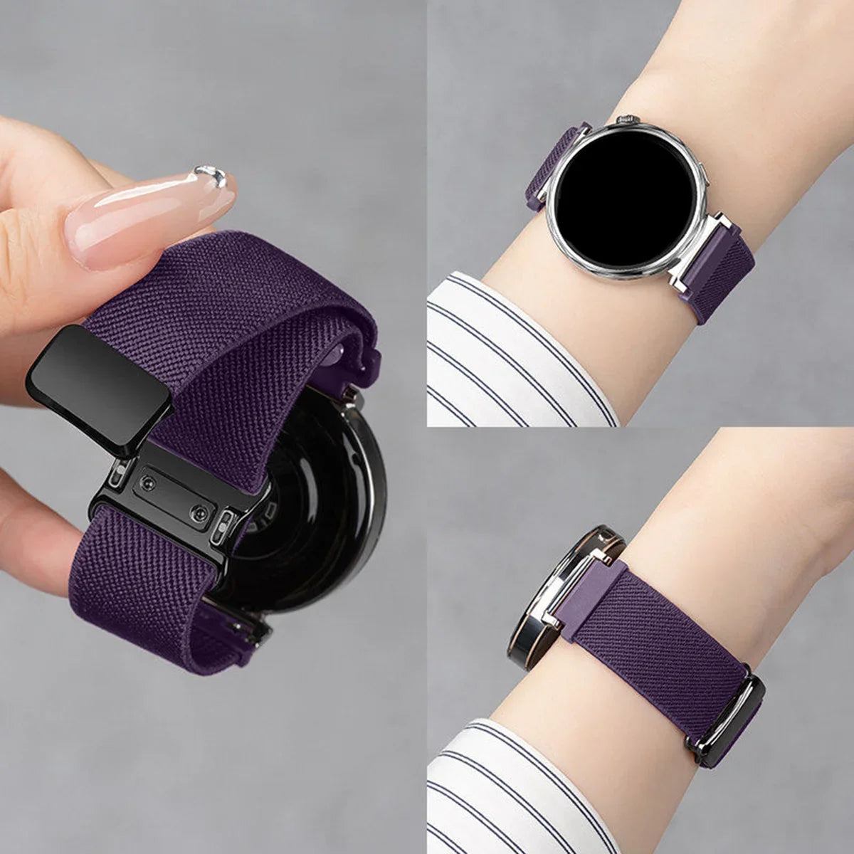 Garmin Braided Nylon Watch Band - Adjustable Strap
