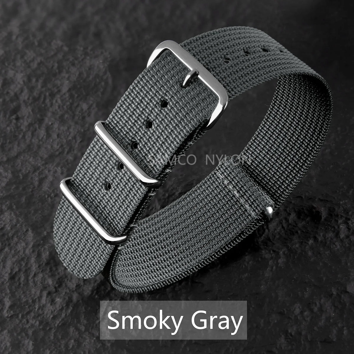 COROS Nylon Ribbed Watch Band For Smartwatch - Military Washable Strap