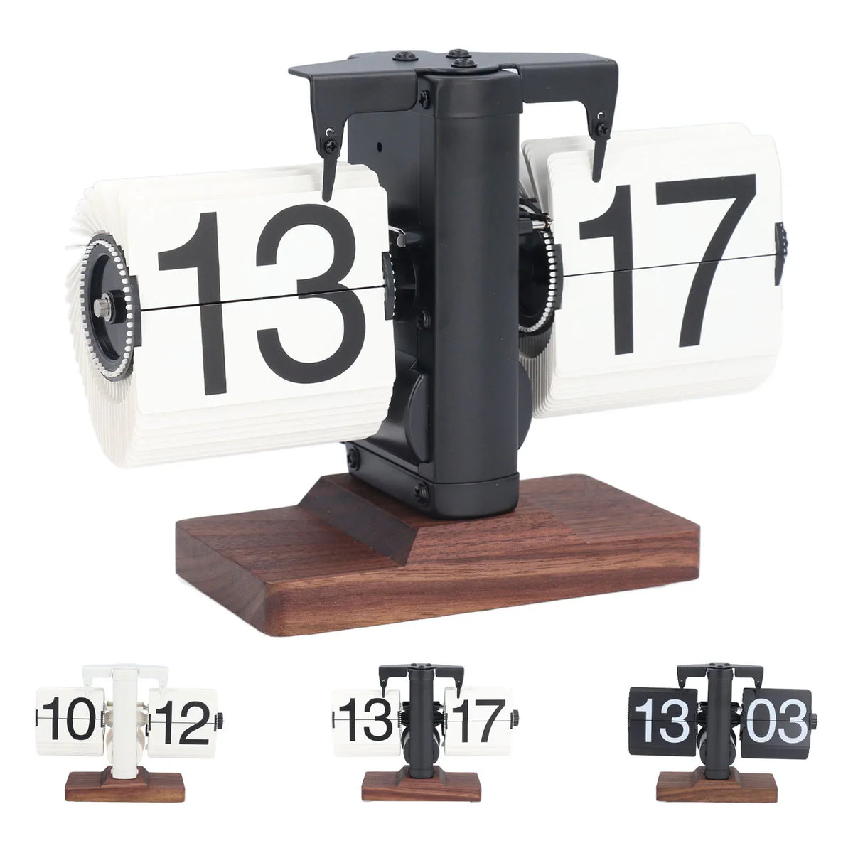 Digital Clock Minimalism  Retro  Down Clock Innovative Small Balance Shape Easy Installation 24H for Living Room