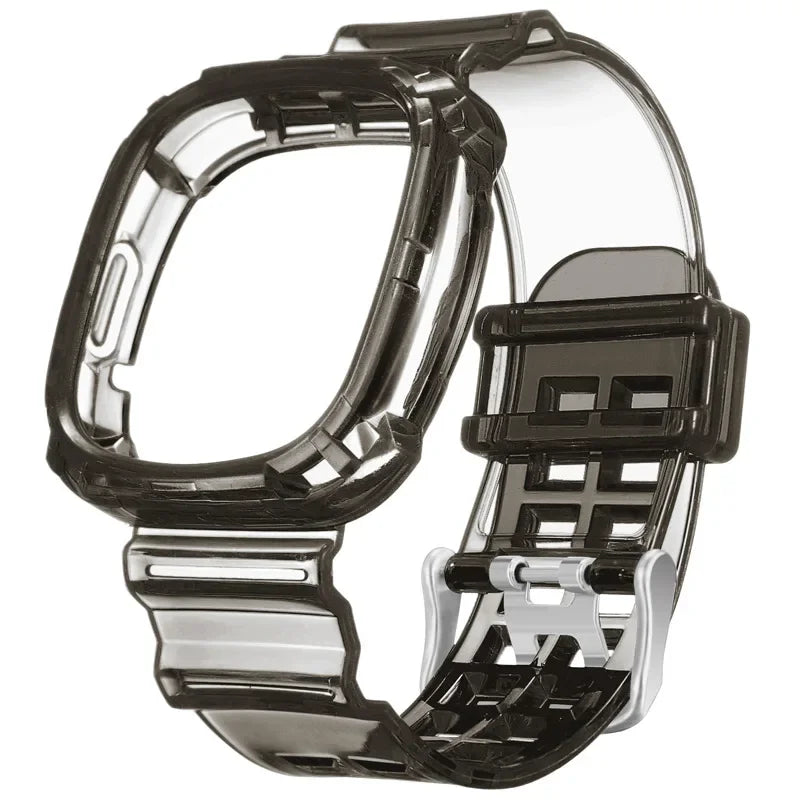 Fitbit Versa 3 / 4 Transparent Band with Integrated Case