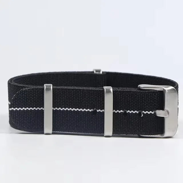 Motorola Moto French Parachute Nylon Watch Band Elastic Military Strap
