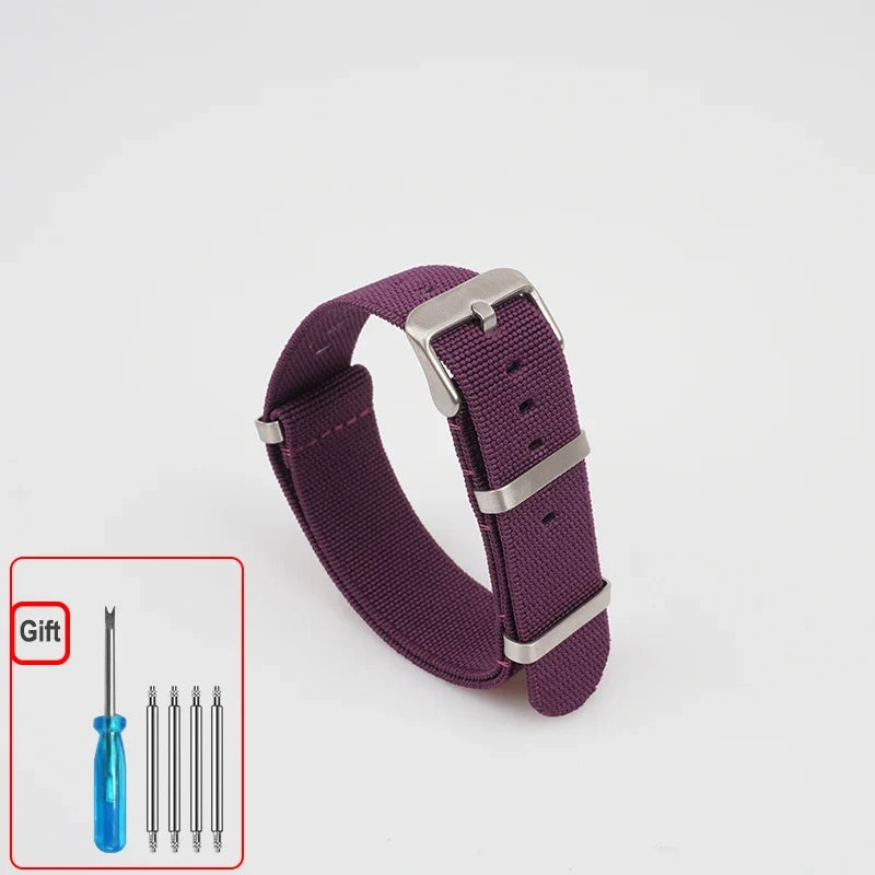 Polar Elastic Nylon Watch Band, NATO Strap for Polar Smartwatch, Waterproof