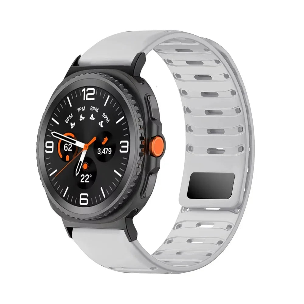 Samsung Galaxy Silicone Watch Band - Magnetic Watch8/Watch8 Classic/Watch9/Ultra/Ultra2
