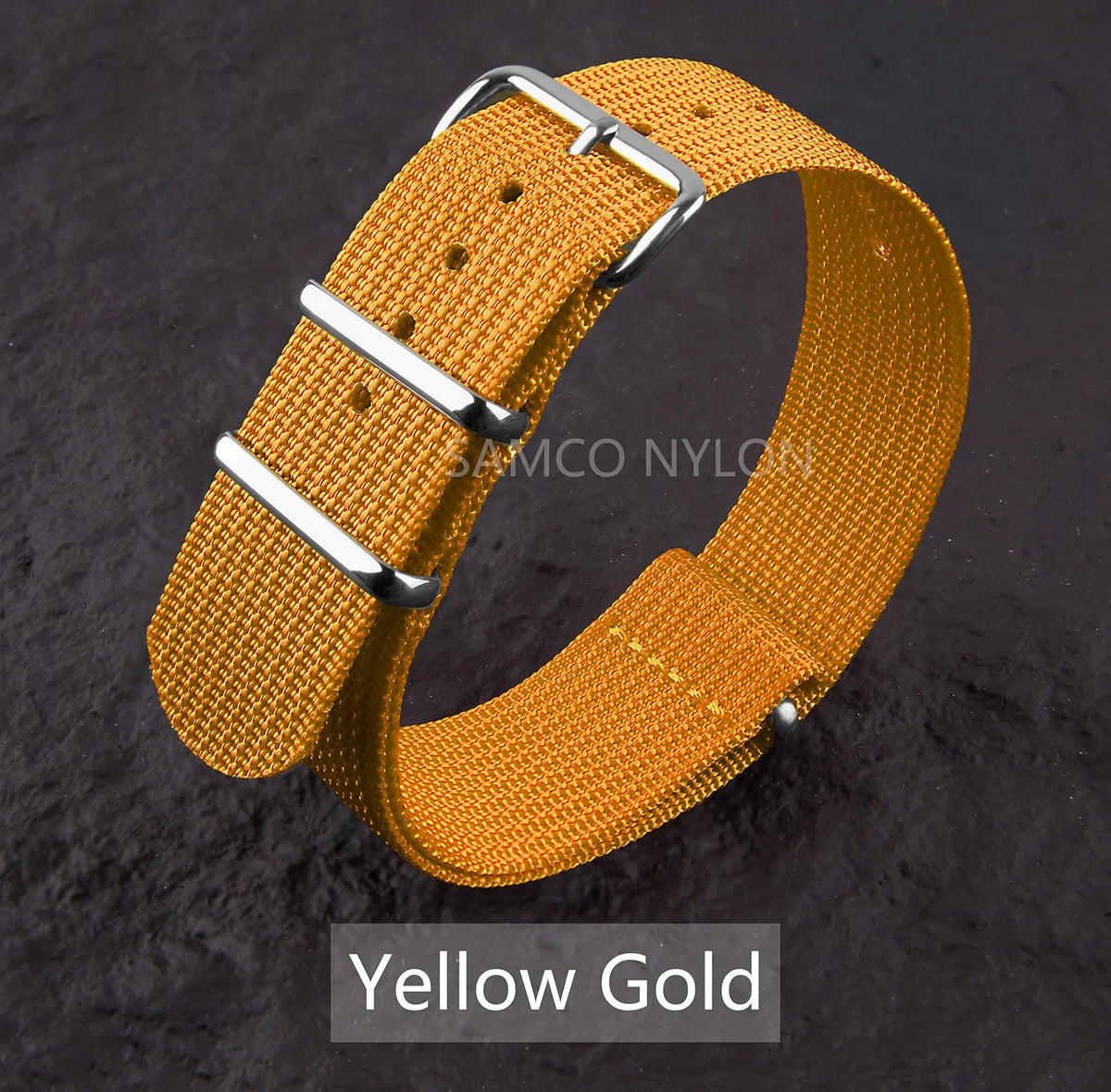 COROS Nylon Ribbed Watch Band For Smartwatch - Military Washable Strap
