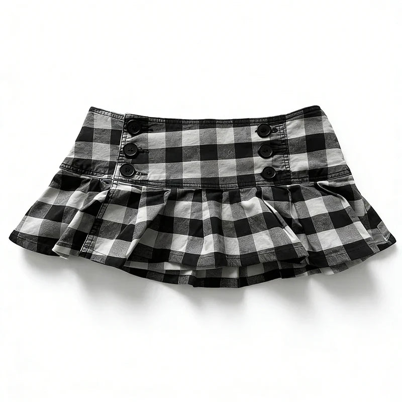 Women's Skirt Fashion Streetwear Pink Polka Dot Pattern Sports Casual Style vintage Y2K Emo Girls Sweet Harajuku Cute Slim Skirt