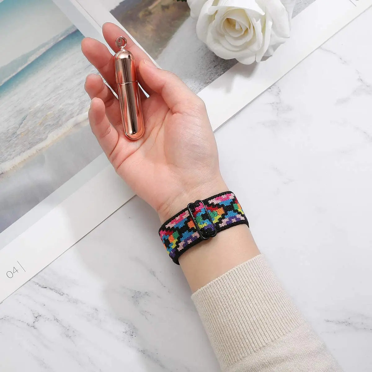 Google Pixel Watch Elastic Nylon Scrunchie Band