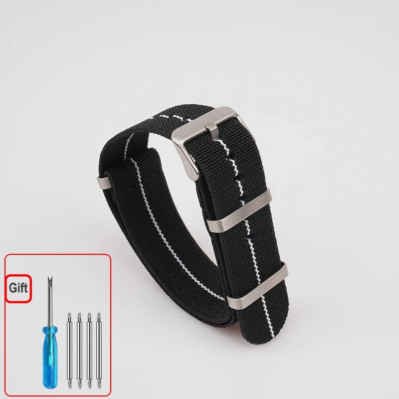 Polar Elastic Nylon Watch Band, NATO Strap for Polar Smartwatch, Waterproof