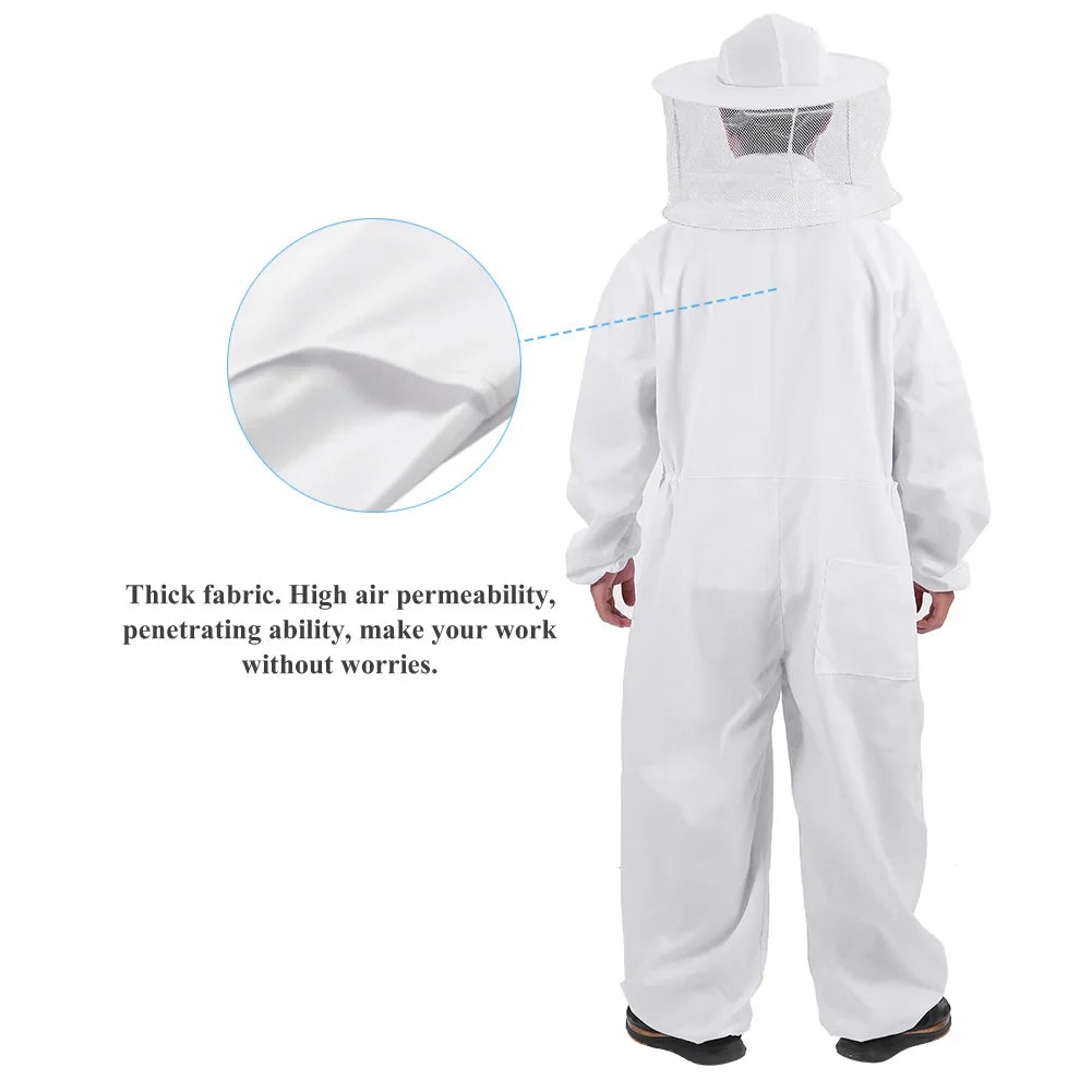 Traje de apicultor Traje protector de apicultor Equipo protector profesional de apicultura Apicultura Traje completo de apicultor Sombrero
