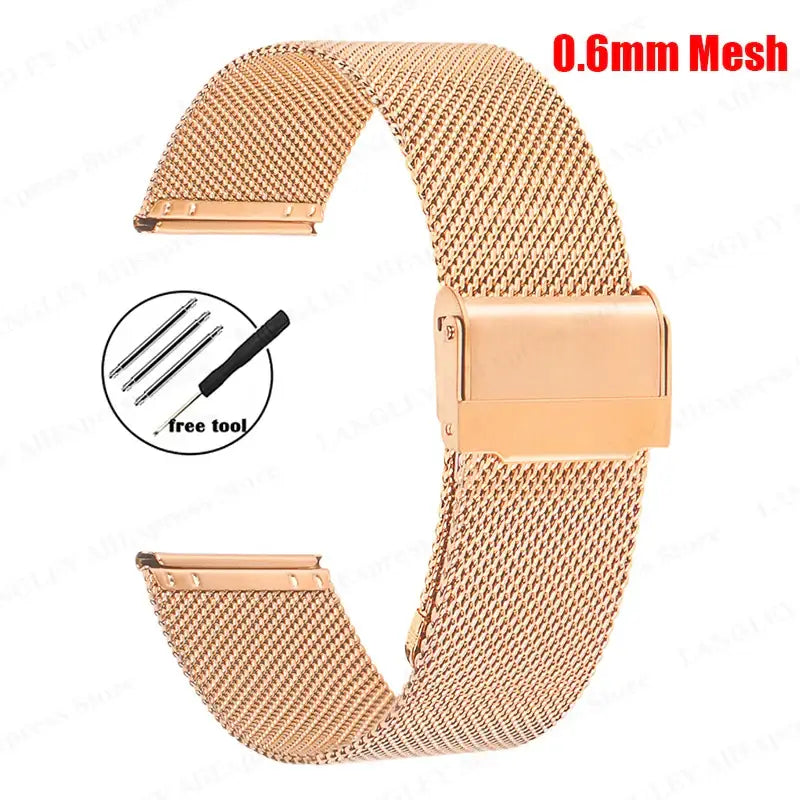 Suunto Milanese Mesh Band - Chic Metallic Design