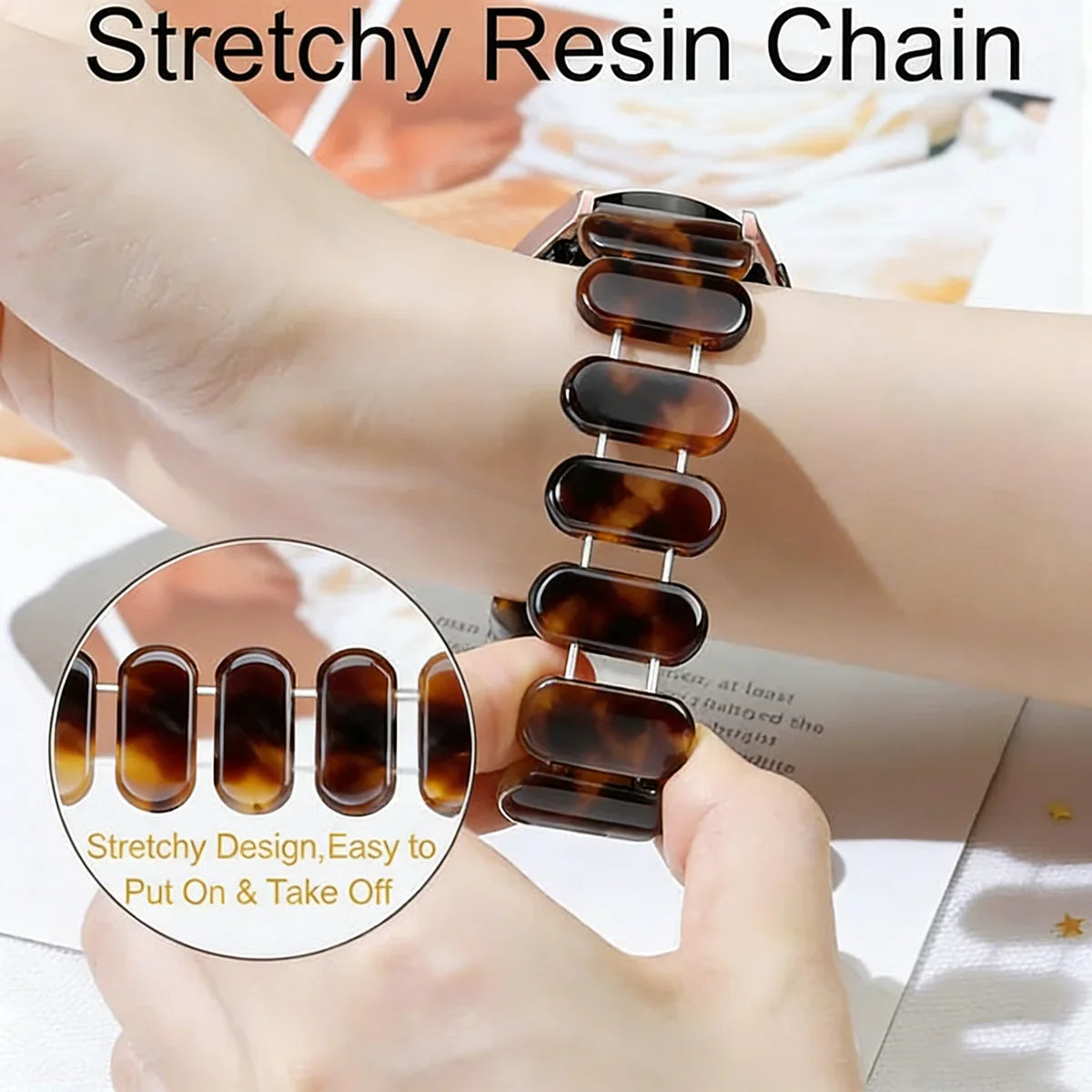 Fitbit Charge 5 / 6 Resin Stretch Band