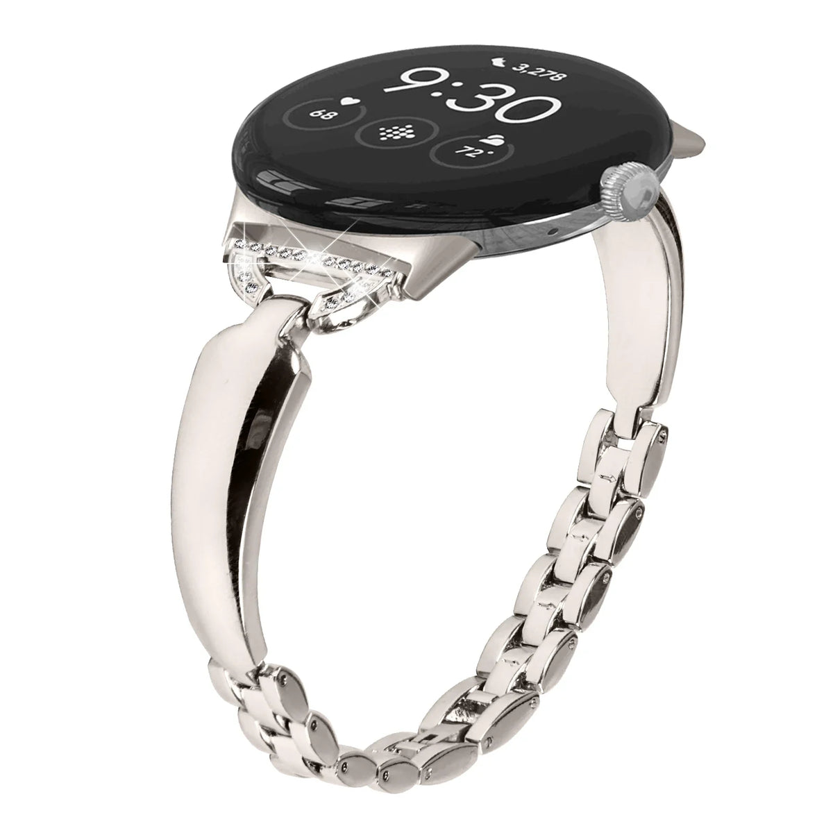 Google Pixel Watch 41mm Diamond Zinc Alloy Bracelet Band