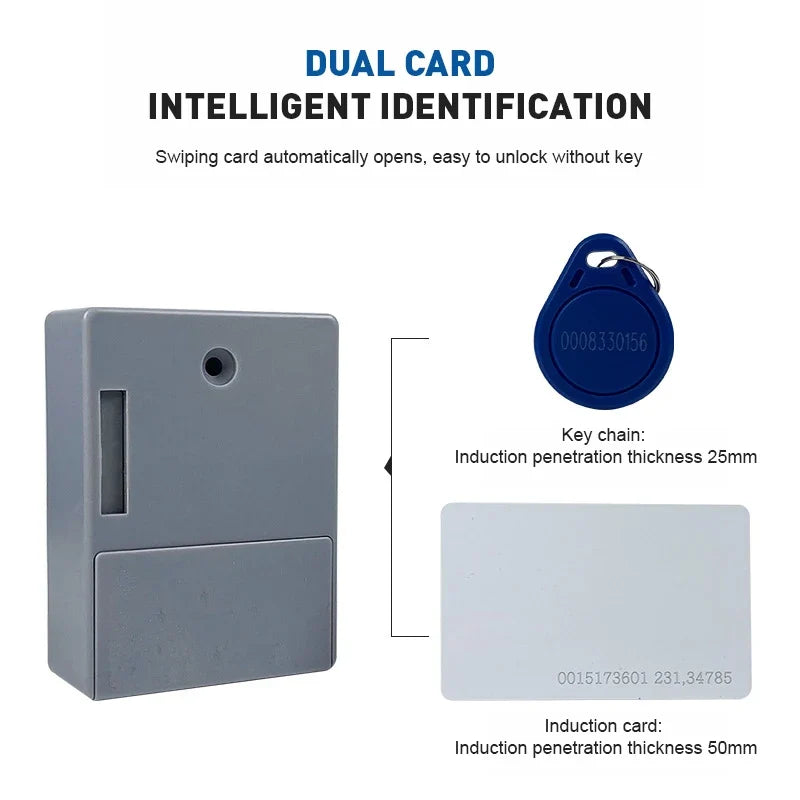 Invisible Magnetic Cabinet Lock – Hidden RFID Drawer Lock