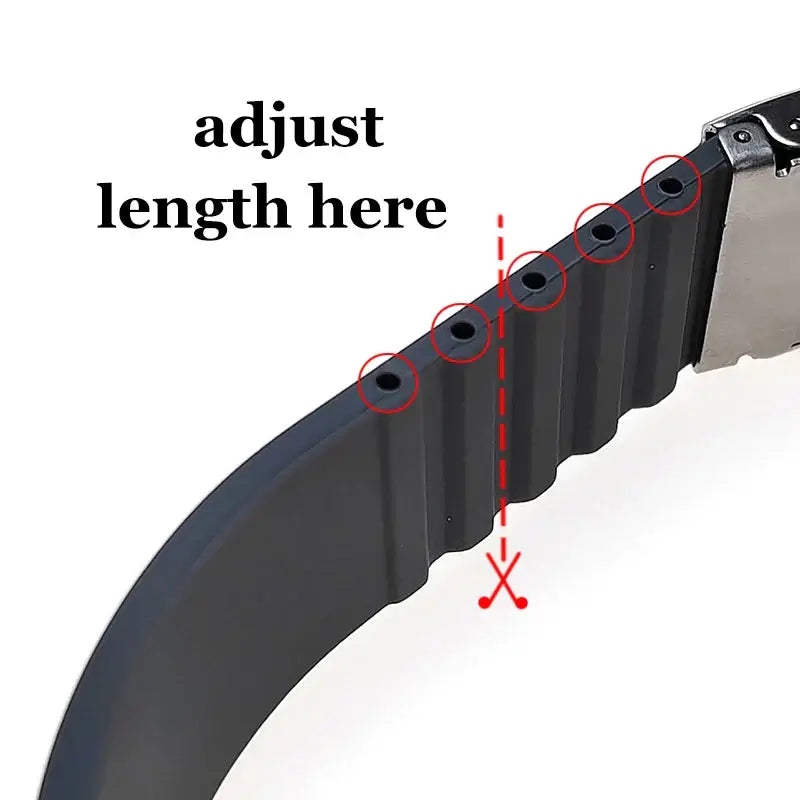 Ticwatch Silicone Band - Comfortable Waterproof Replacement