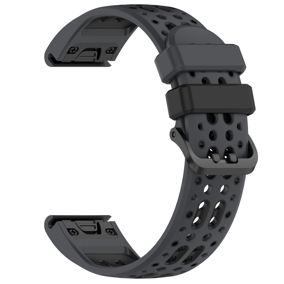 Garmin Two-Tone Silicone Smartwatch Band - QuickFit Sport Strap