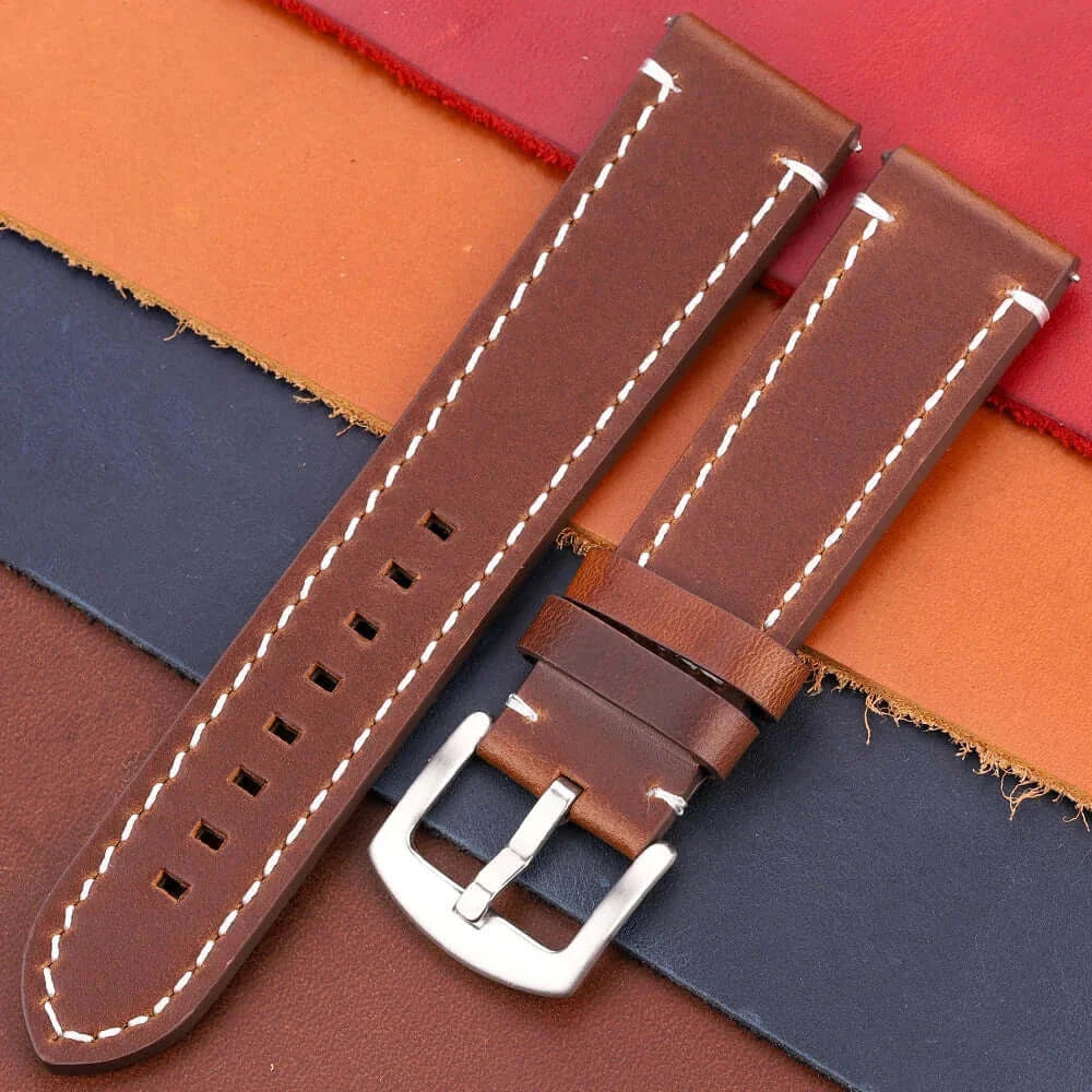 Samsung Galaxy Watch Leather Band - Classic Stylish Design