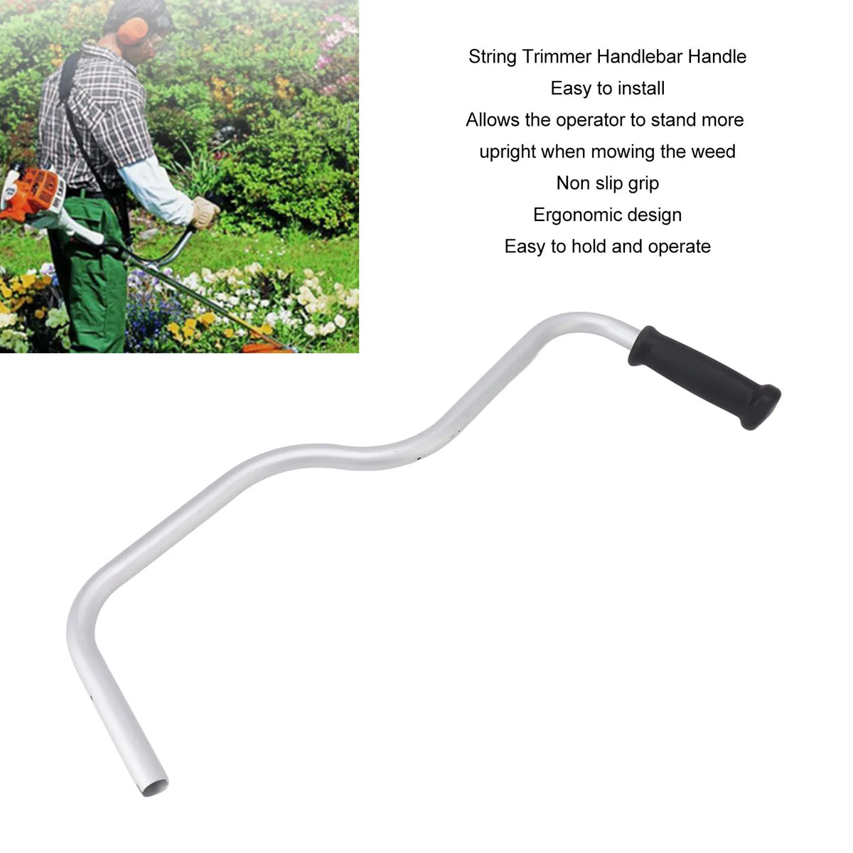 Handlebar Ergonomic String Trimmer Handle Grip Accessory Fit for  FS 130 131 110 111 90 91 89 200 Lawn Trimmer Handle Grip