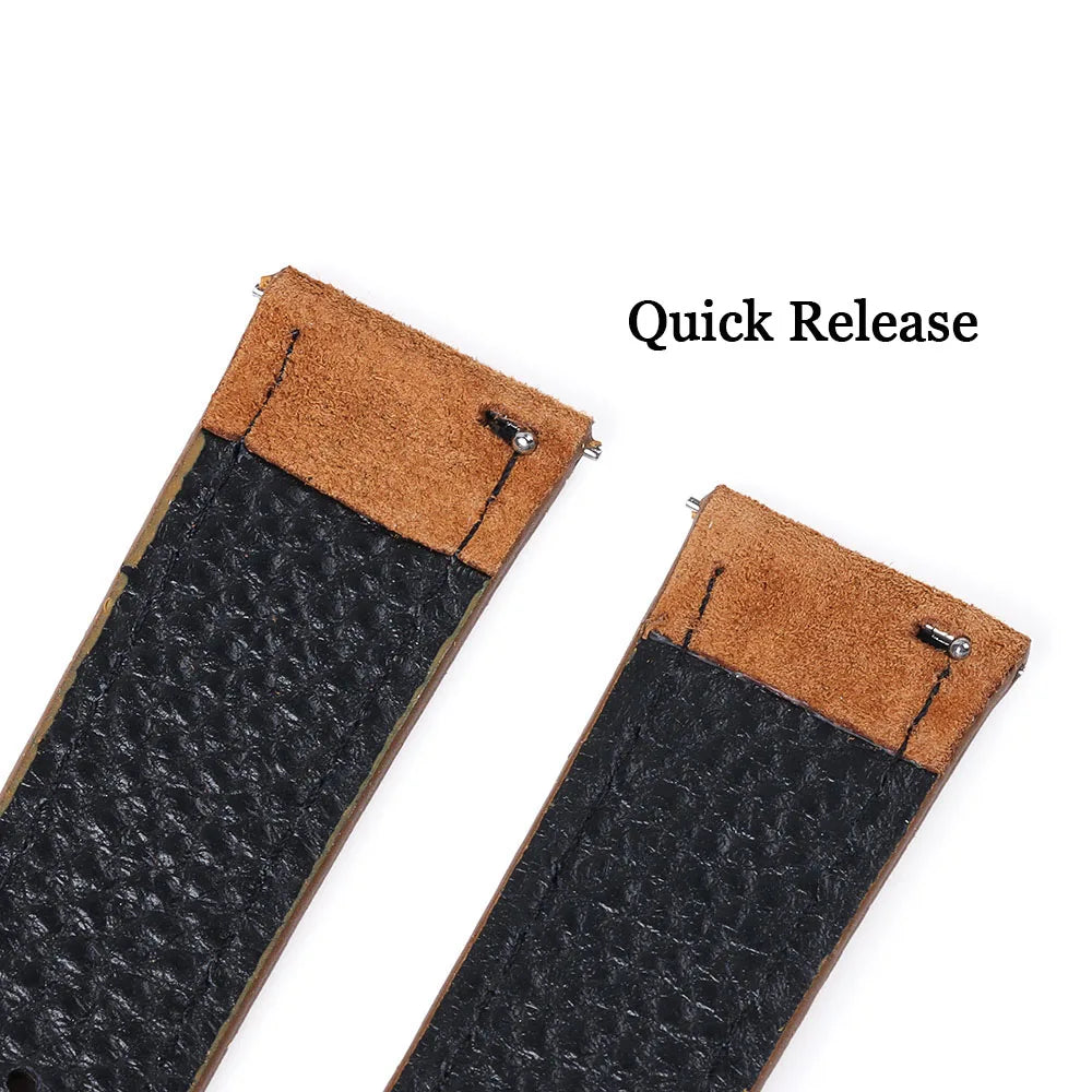 COROS Suede Leather Watch Band for COROS Smartwatch Unisex Comfort Strap
