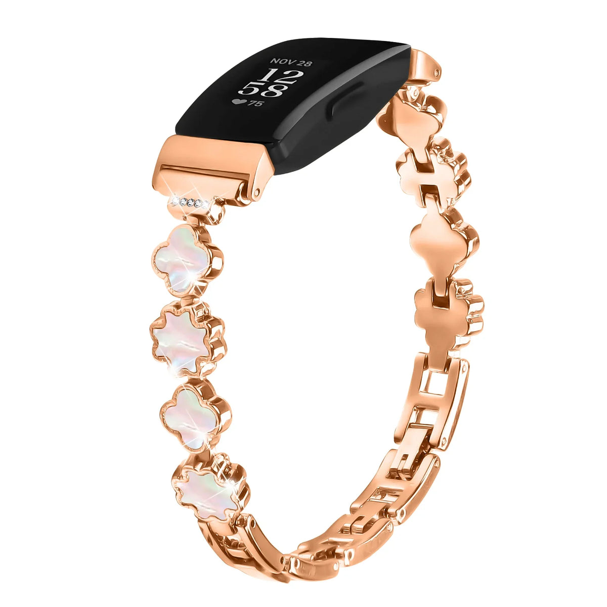 Fitbit Inspire & Ace Stainless Steel Clover Bracelet