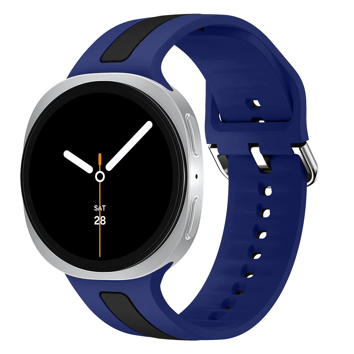 Samsung Galaxy Silicone Two-Tone Sport Watch Band - Watch8/Watch8 Classic/Watch9