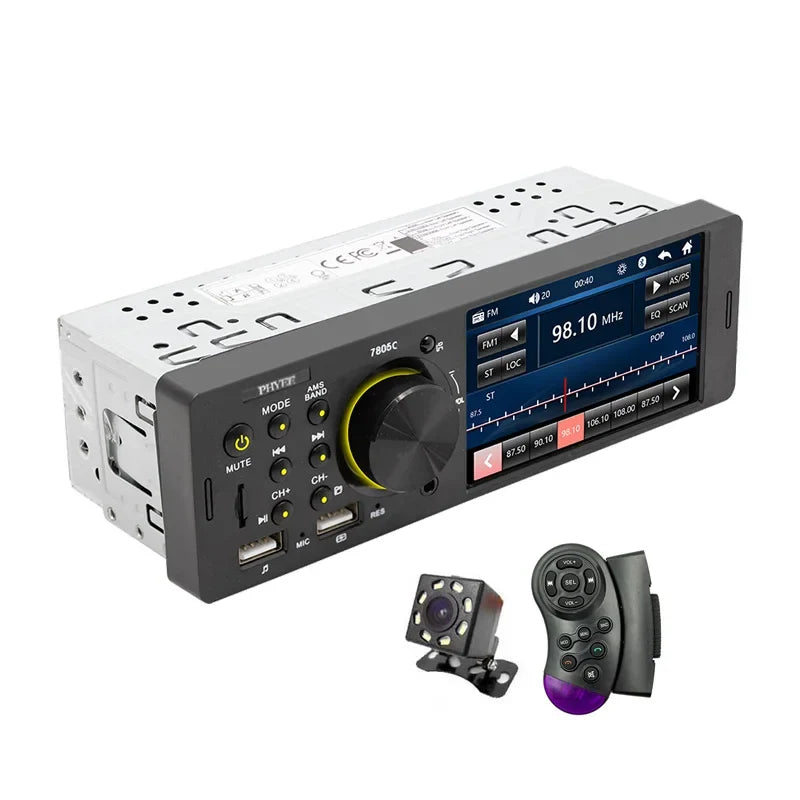7" Touch Screen Car Radio – MP5 Player with Bluetooth & USB