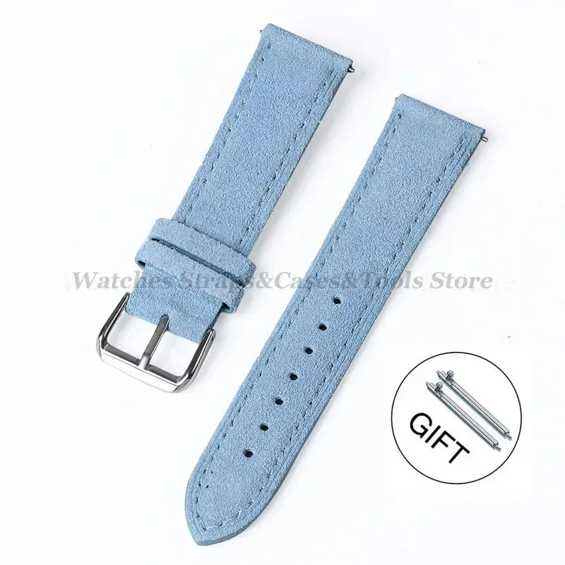 COROS Suede Leather Watch Band for COROS Smartwatch Unisex Comfort Strap