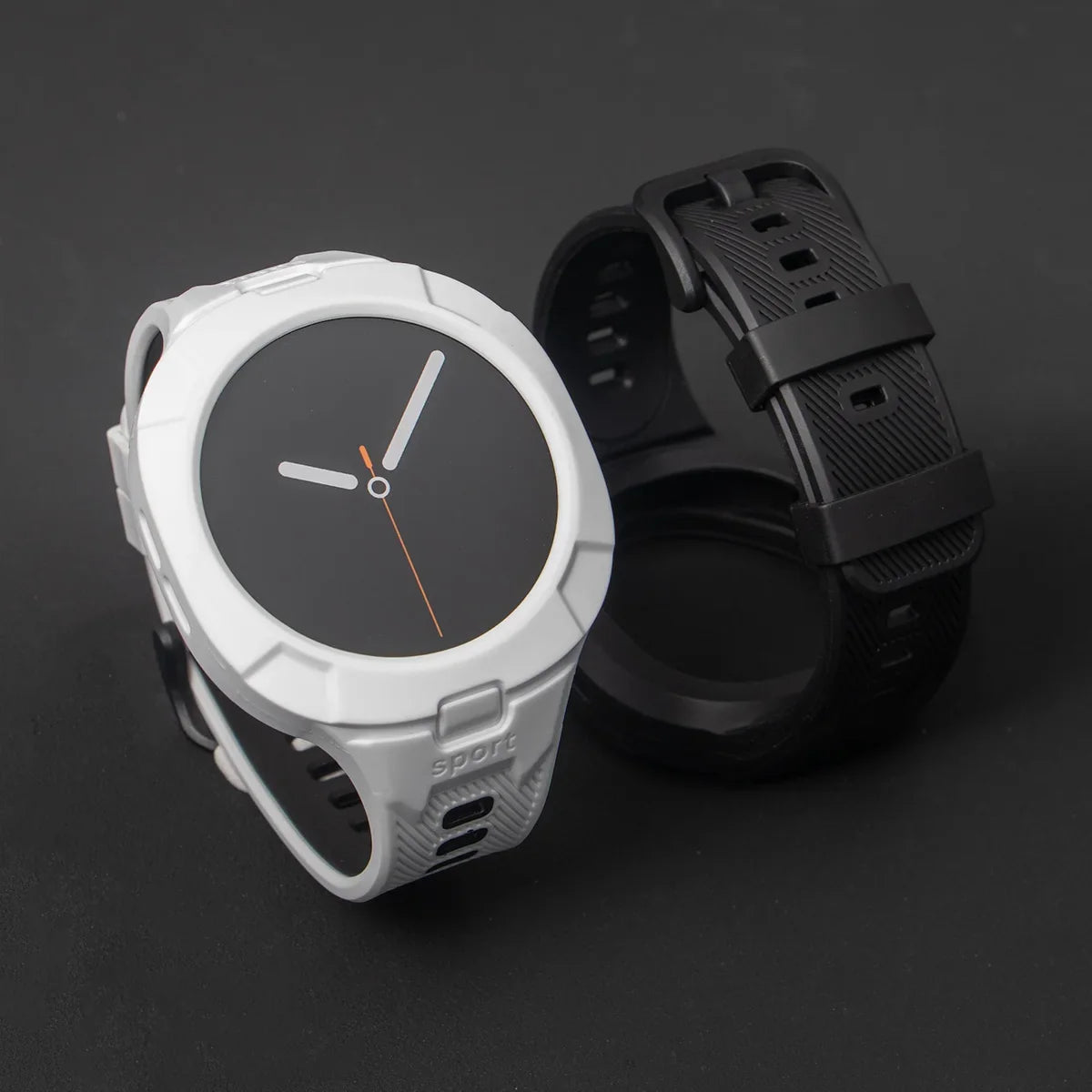 Samsung Galaxy Silicone Sport Watch Band - Case Watch8/Watch8 Classic/Watch9
