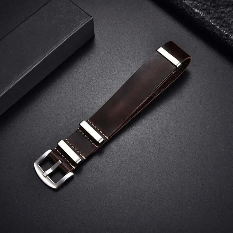 Ticwatch Leather Band - Premium Textured Design