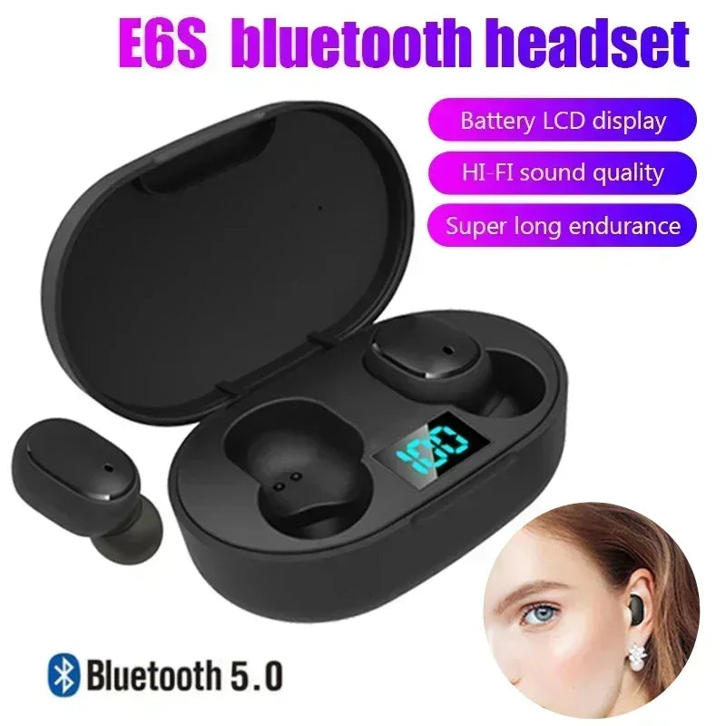 True Wireless Earbuds – Bluetooth 5.0 Earbuds with Active Noise Cancelling, Built-in Mic & Charging Case