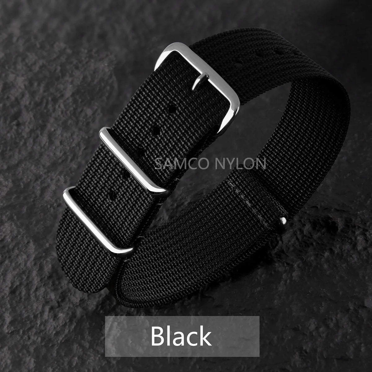 COROS Nylon Ribbed Watch Band For Smartwatch - Military Washable Strap