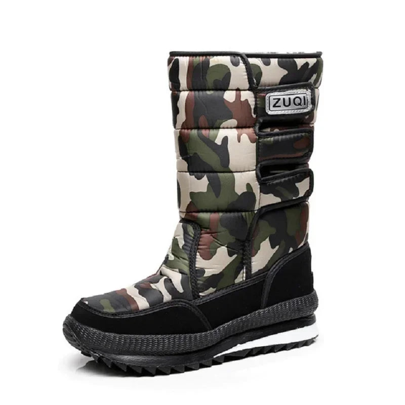 Women's Winter Boots – Thick Plush, Waterproof, Non-Slip