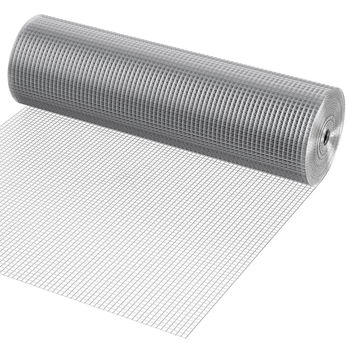 Malla de alambre de 36" 48" x 50'/100' Rollo de tela metálica, valla de gallinero, 1/2" 19 Ga