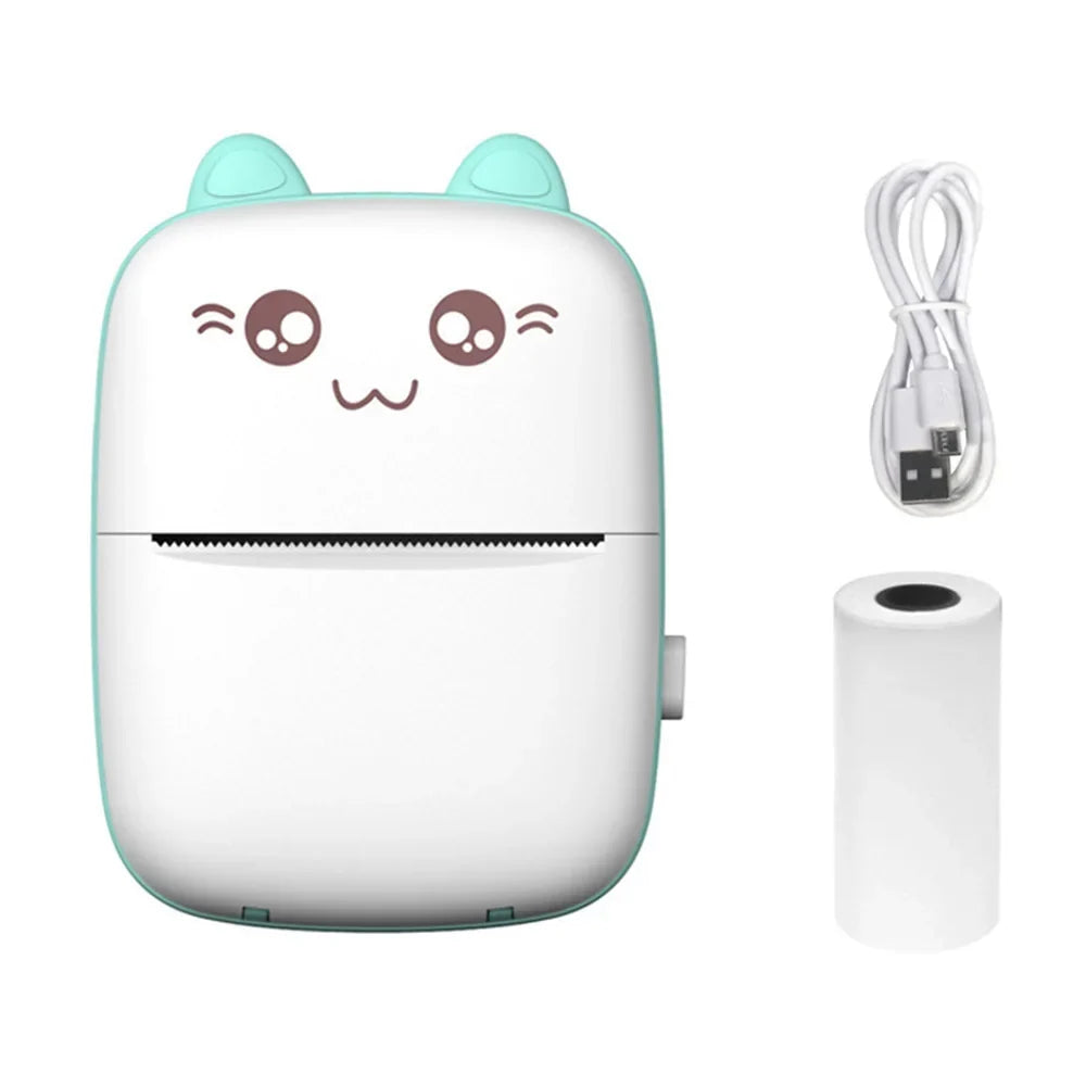 Mini Bluetooth Label Printer – Portable Wireless Thermal Sticker Printer