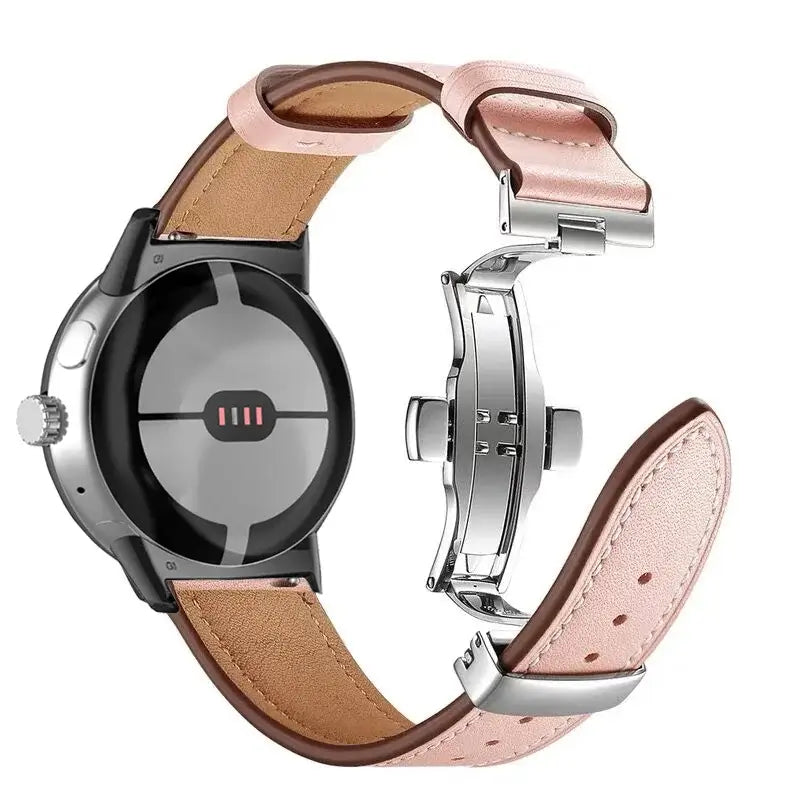 Genuine Leather Google Pixel Watch Band - Stylish & Durable