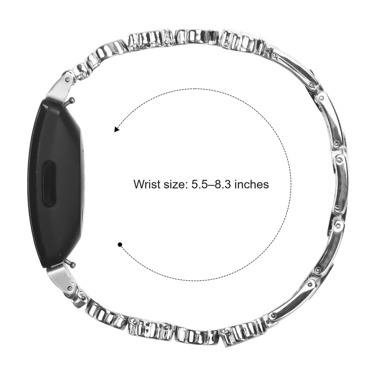 Fitbit Inspire & Ace Stainless Steel Clover Bracelet