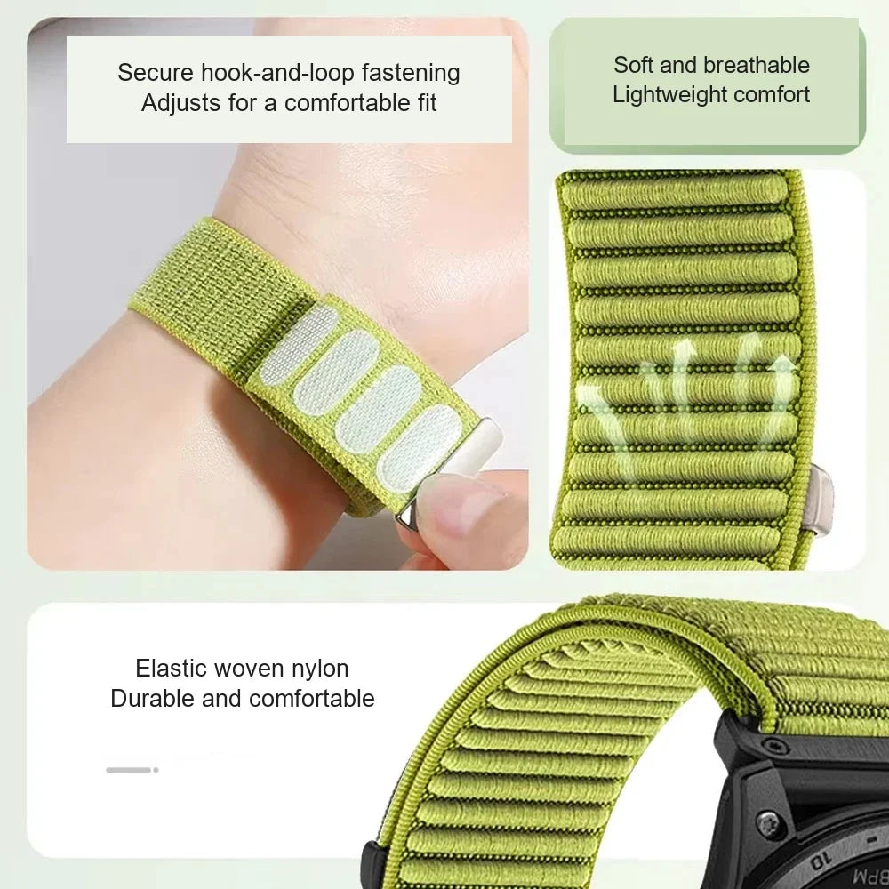 Garmin Nylon Smartwatch Band - Quick-Release Sport Strap