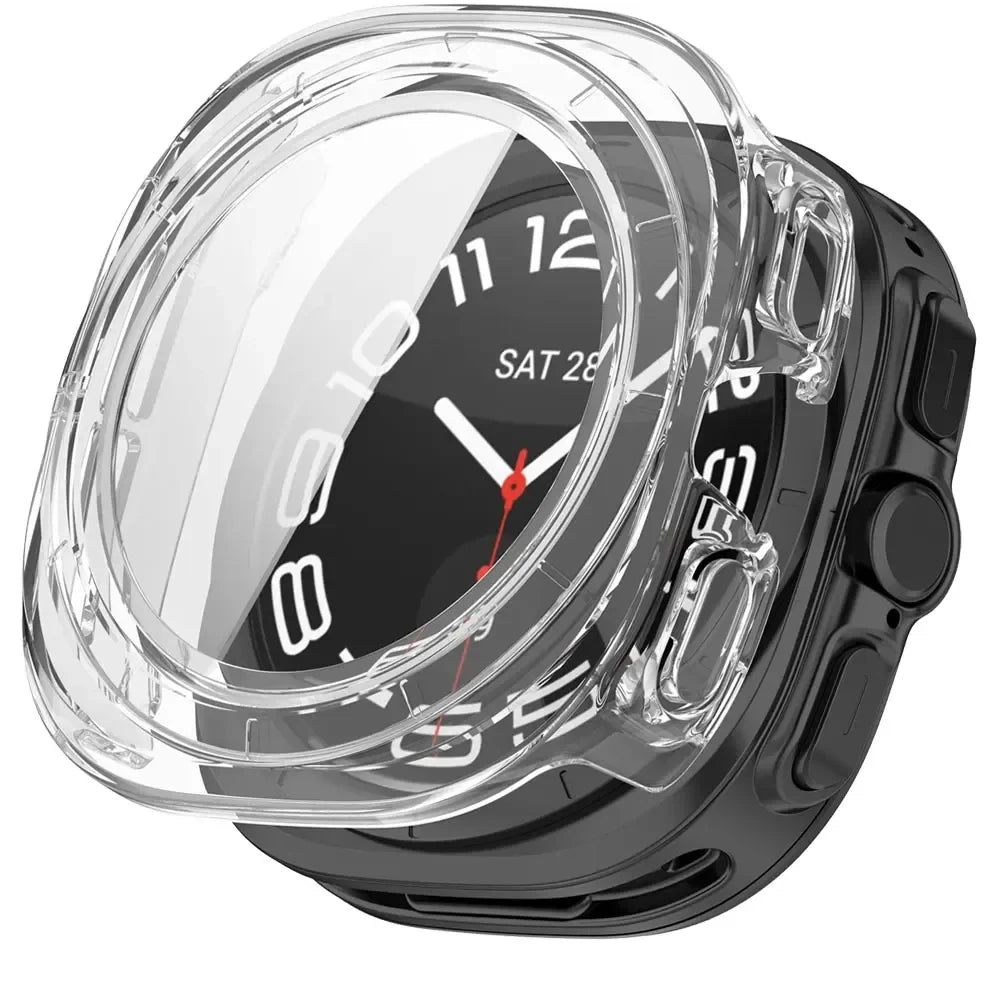 Samsung Galaxy Ultra/Ultra2 Silicone Sport Watch Band - Acrylic Case