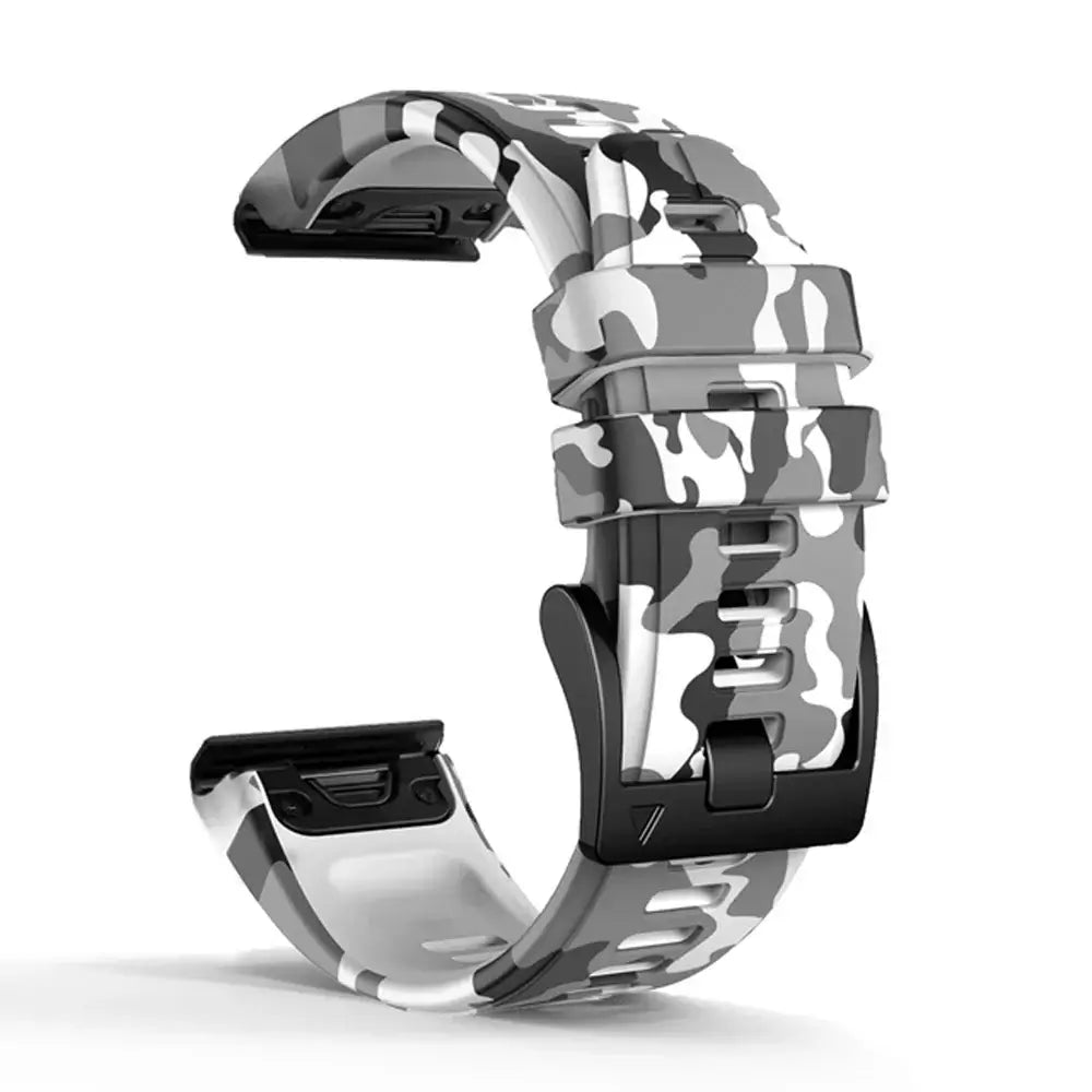 Garmin Silicone Camo Strap - Durable Stylish Design