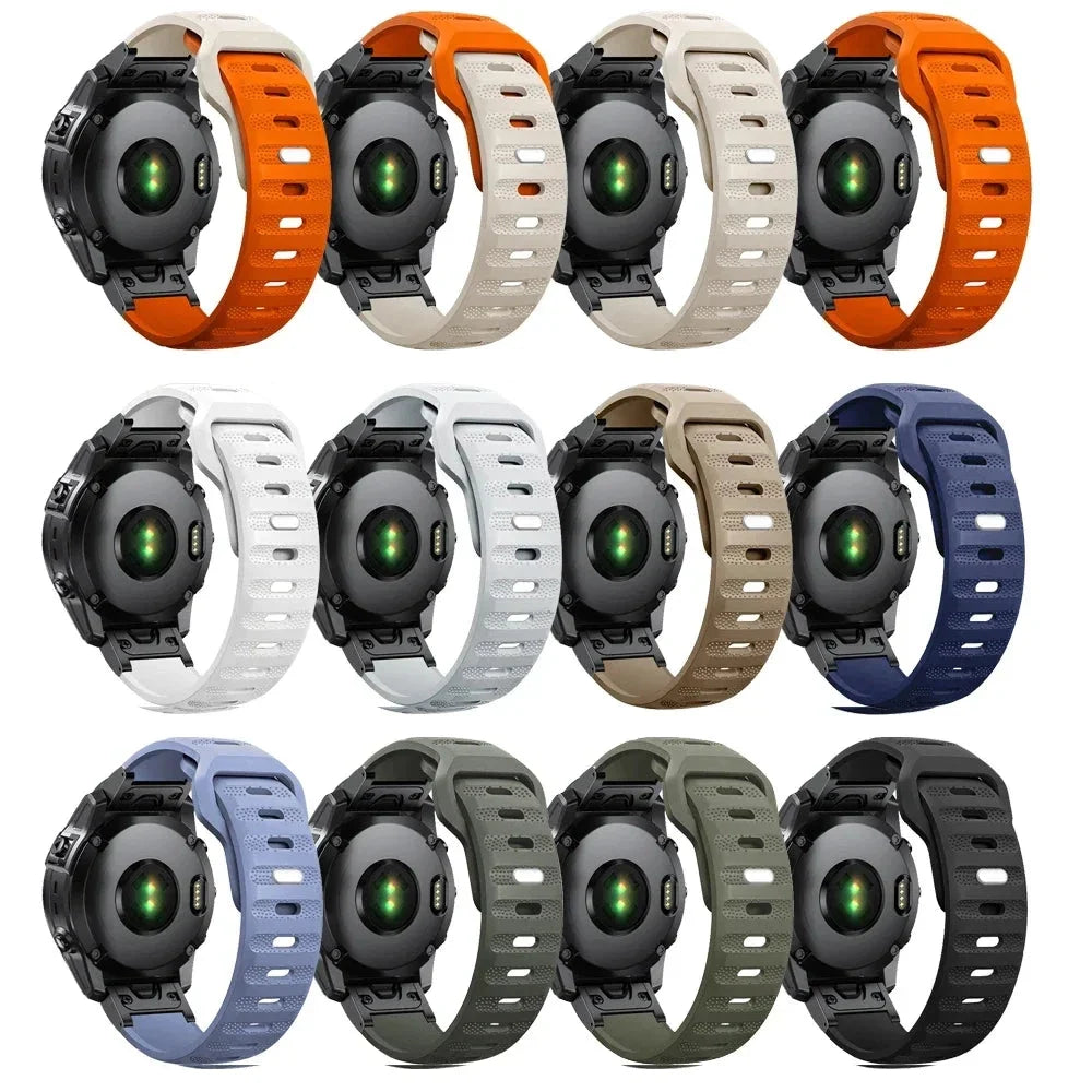 Garmin Silicone Smartwatch Band - QuickFit Sport Strap