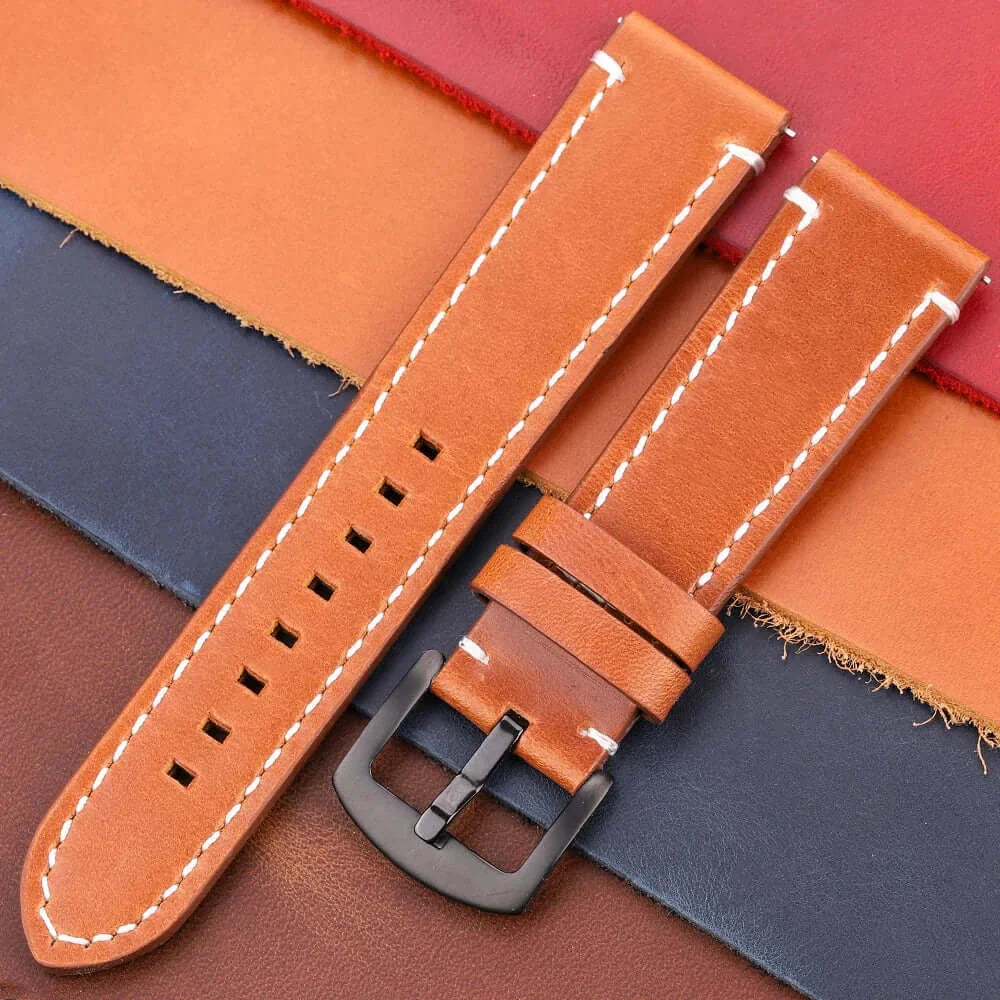 Samsung Galaxy Watch Leather Band - Classic Stylish Design