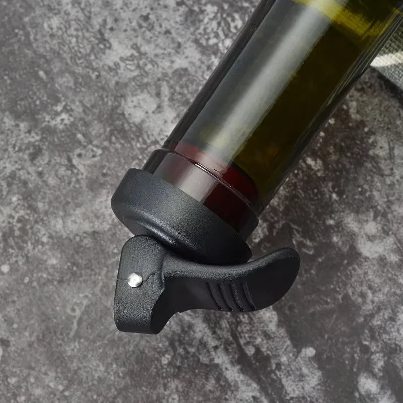 Tapones de silicona para vino de 3 piezas, tapones de botella de vino reutilizables, tapones de botella de bebida manual expansibles, tapones de botella al vacío