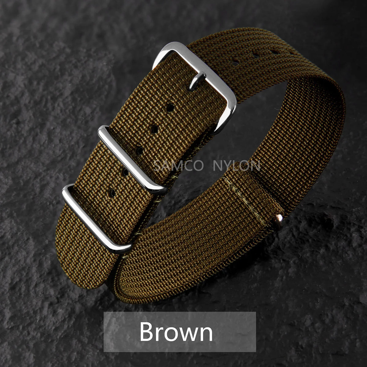 COROS Nylon Ribbed Watch Band For Smartwatch - Military Washable Strap