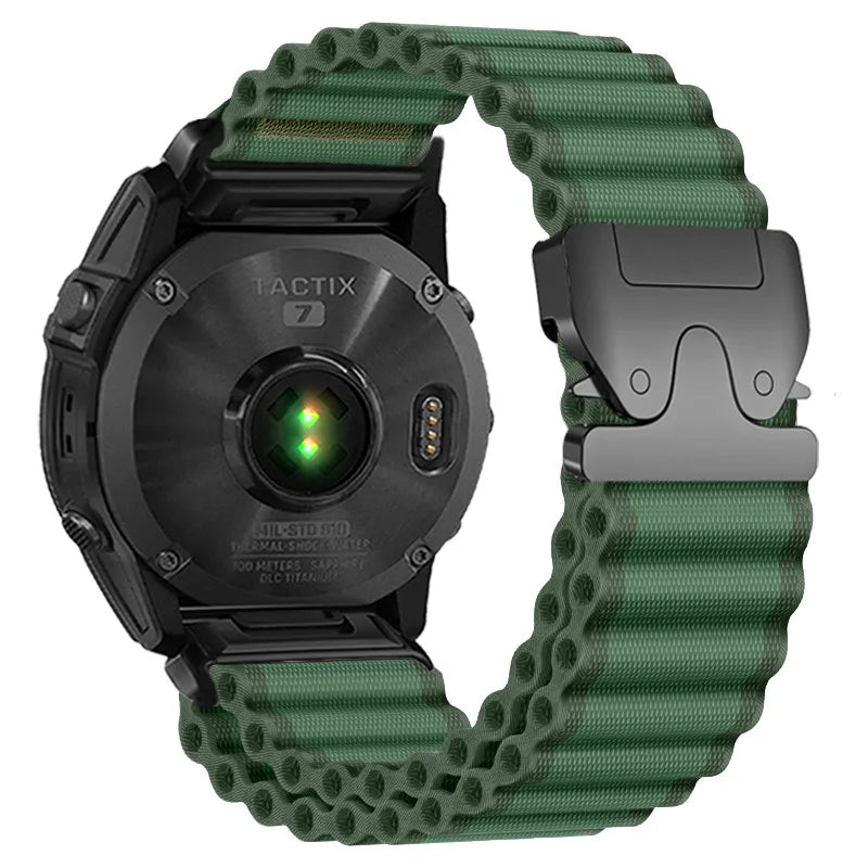 Garmin Woven Nylon Smartwatch Band - QuickFit Sport Strap