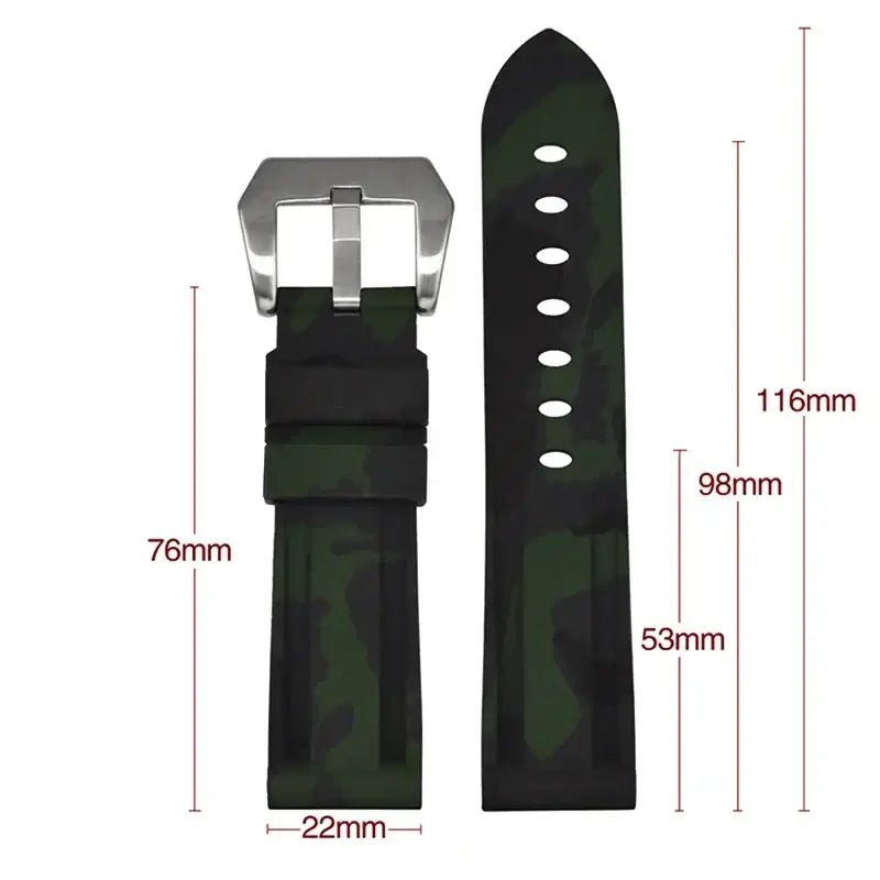 Samsung Galaxy Watch Silicone Band - Soft Waterproof Camo